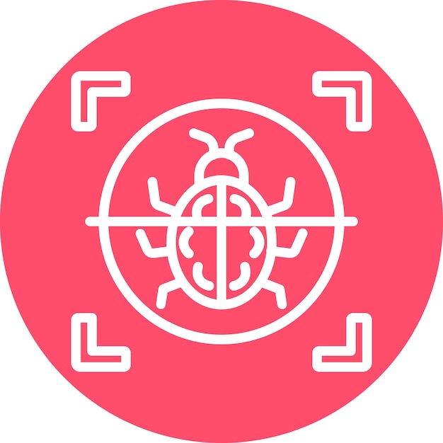 Estilo del icono de análisis de virus