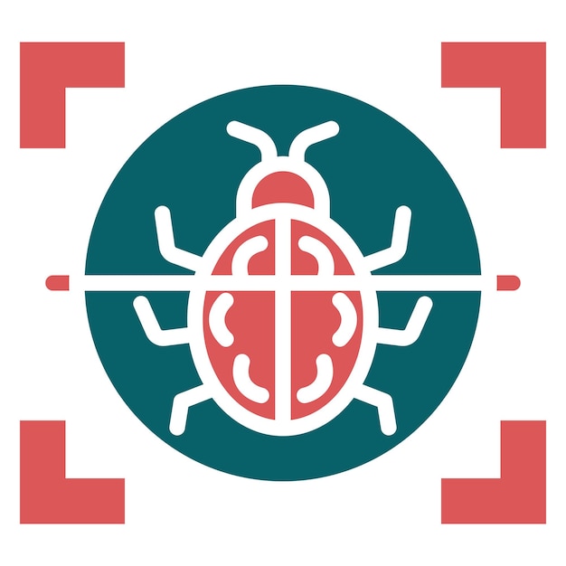 Estilo del icono de análisis de virus