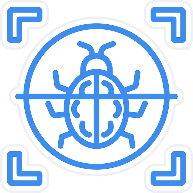 Estilo del icono de análisis de virus