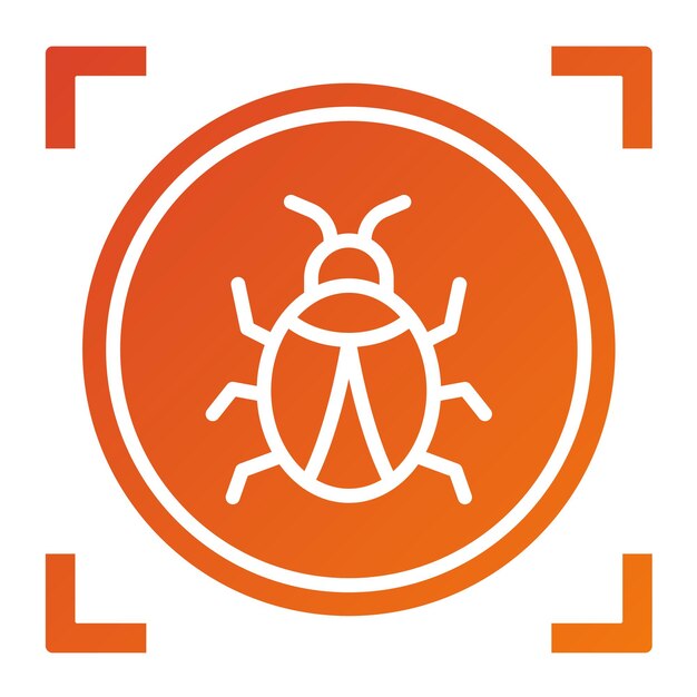 Estilo del icono de análisis de virus