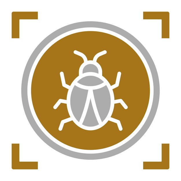 Estilo del icono de análisis de virus
