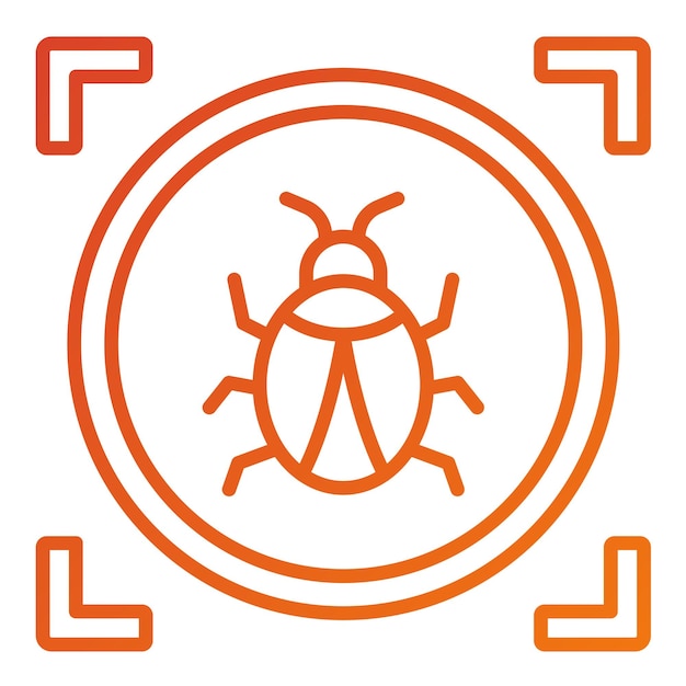 Estilo del icono de análisis de virus