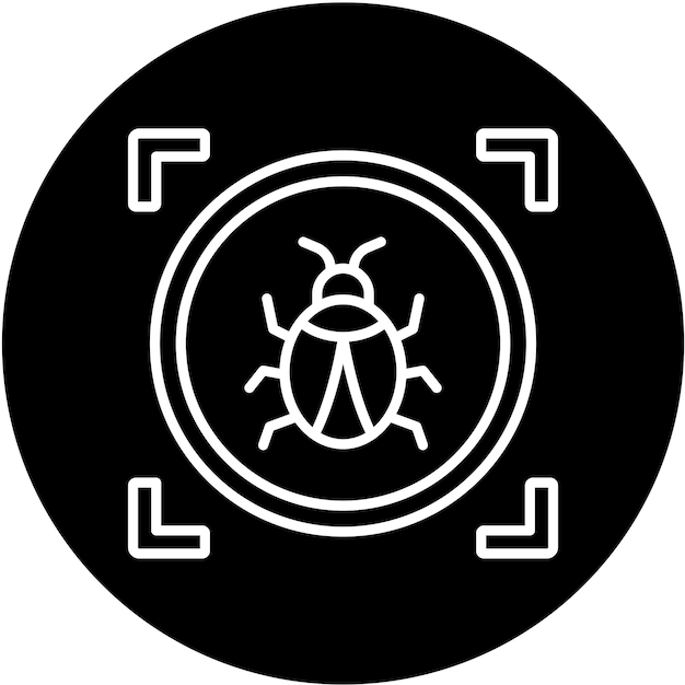 Estilo del icono de análisis de virus