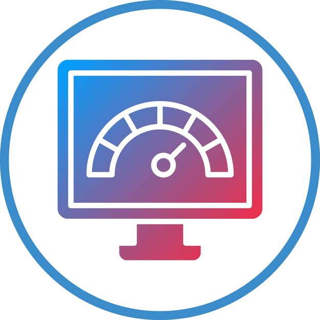 Estilo de icono de ancho de banda de diseño vectorial