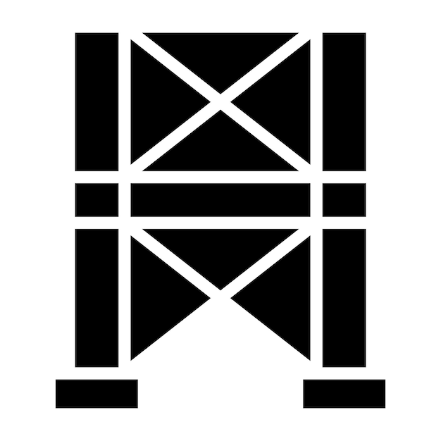 Estilo del icono del andamios