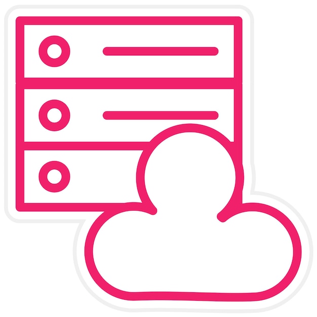 Estilo del icono del anfitrión de diseño vectorial