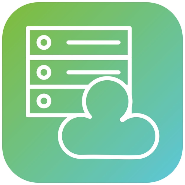 Estilo del icono del anfitrión de diseño vectorial