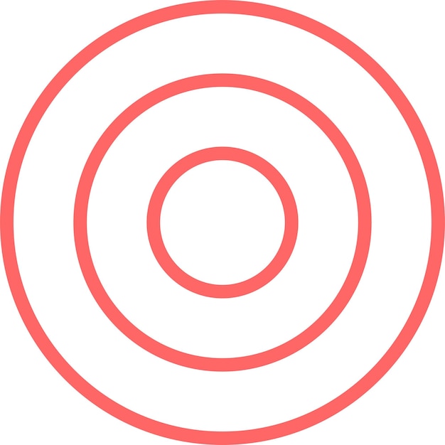 Estilo del icono del anillo de selección del diseño vectorial