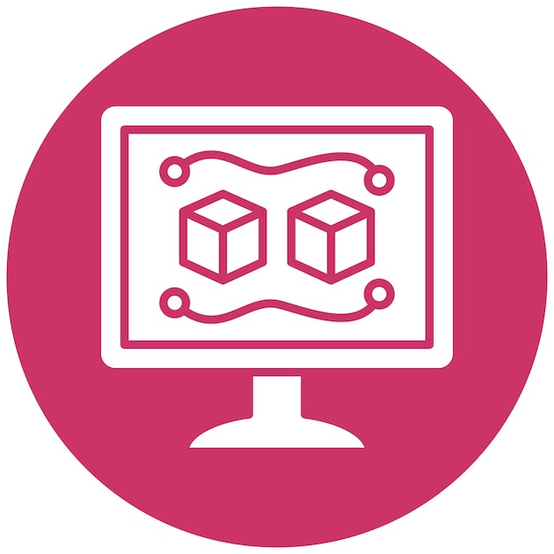 Estilo de icono de animación de diseño vectorial