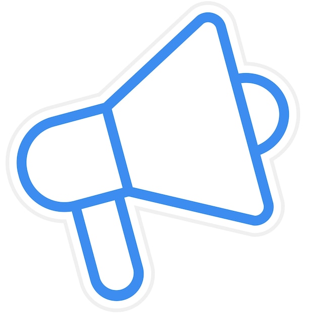 Estilo del icono del anuncio de diseño vectorial