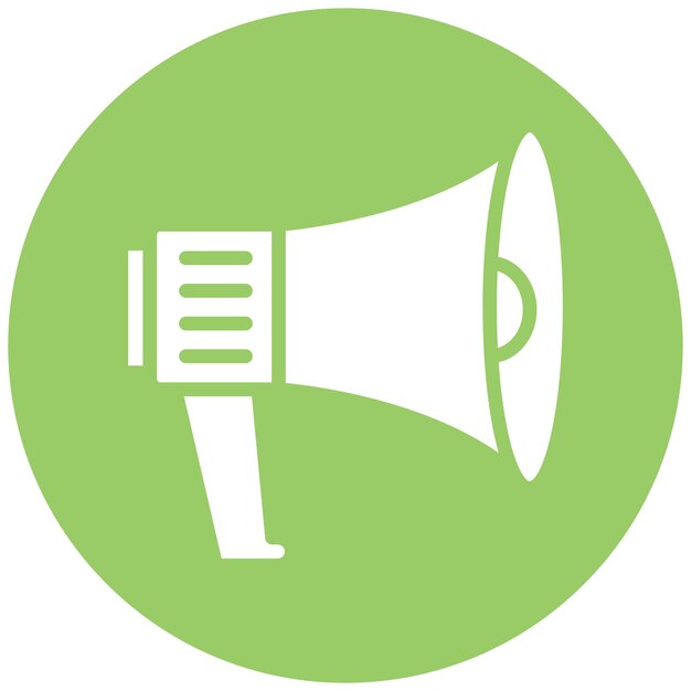 Estilo del icono del anuncio de diseño vectorial