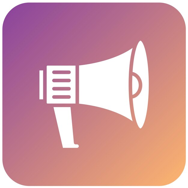 Estilo del icono del anuncio de diseño vectorial