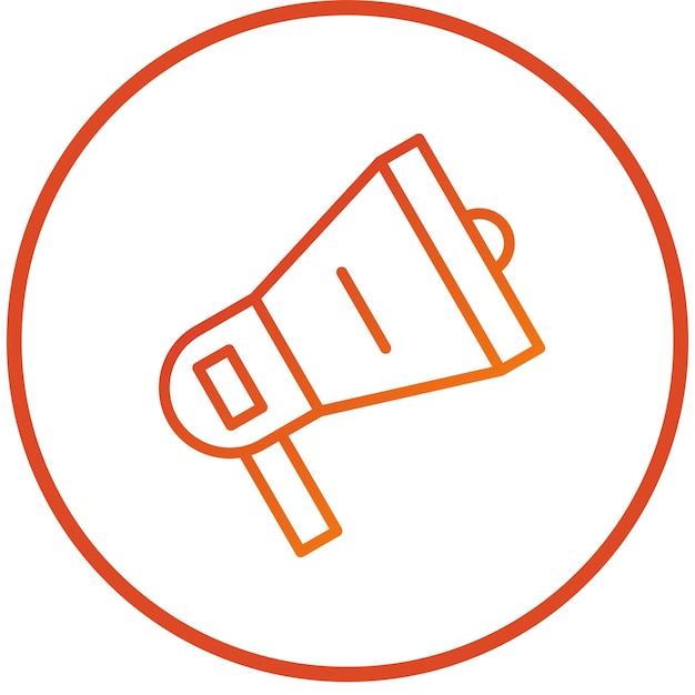 Estilo del icono del anuncio de diseño vectorial