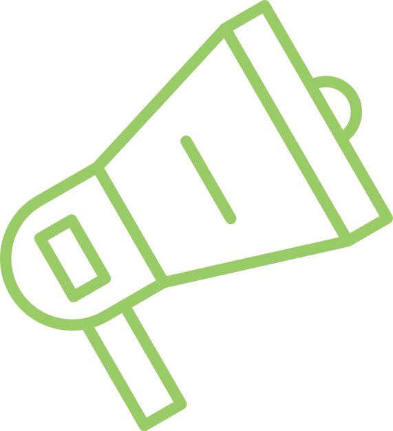 Estilo del icono del anuncio de diseño vectorial