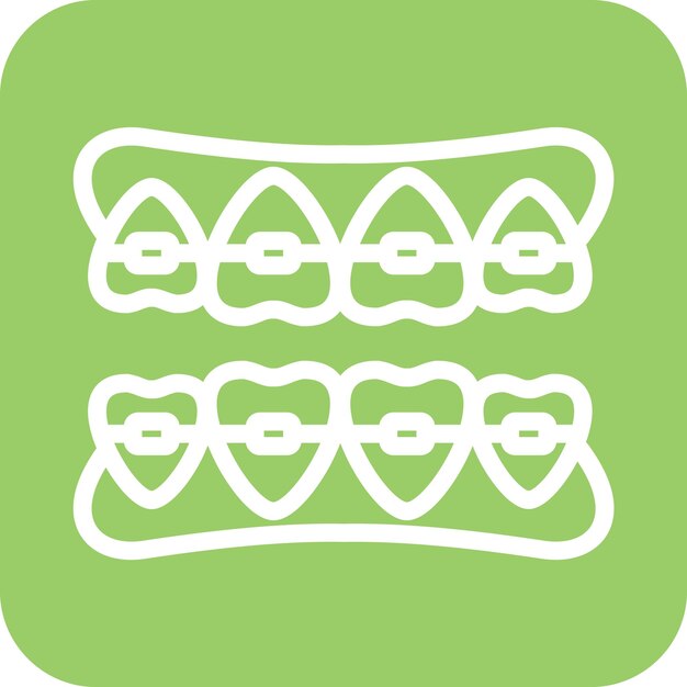 Estilo del icono de los aparatos dentales