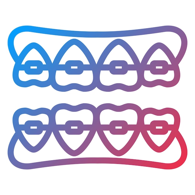 Estilo del icono de los aparatos dentales