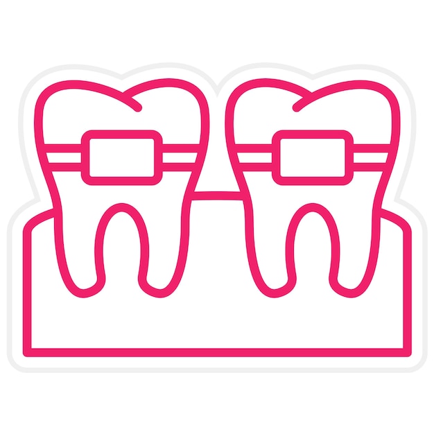 Estilo del icono de los aparatos dentales