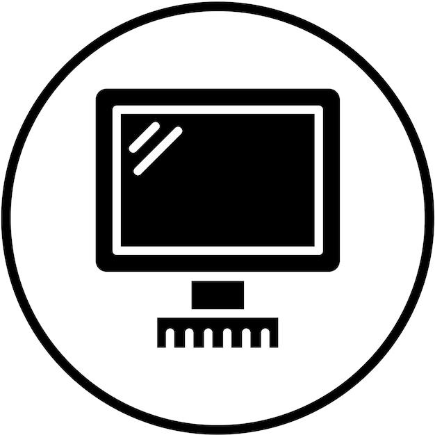 Estilo de icono de los aparatos de diseño vectorial