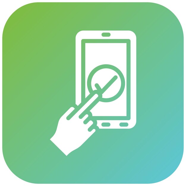 Estilo de icono de la aplicación de autoservicio de diseño vectorial