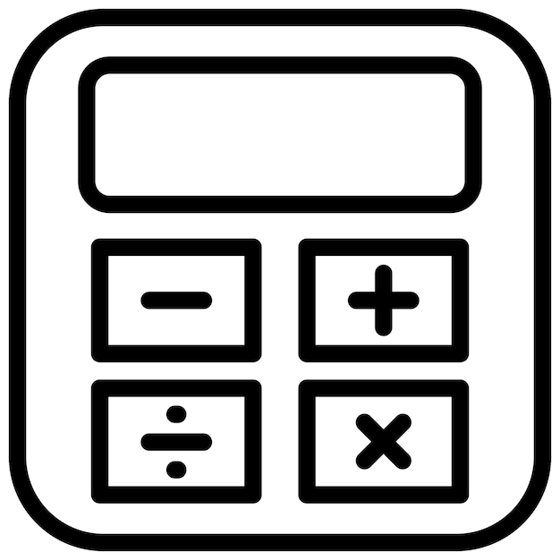Estilo del icono de la aplicación de la calculadora
