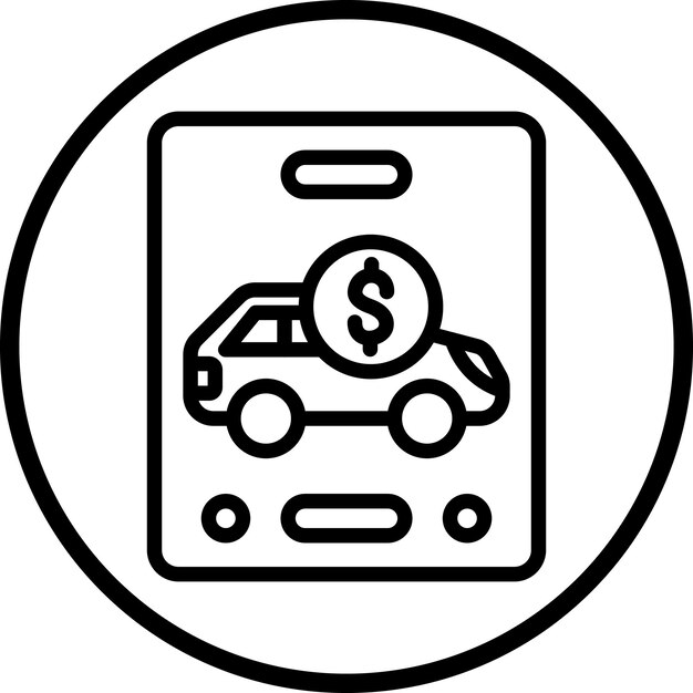Estilo del icono de la aplicación de finanzas