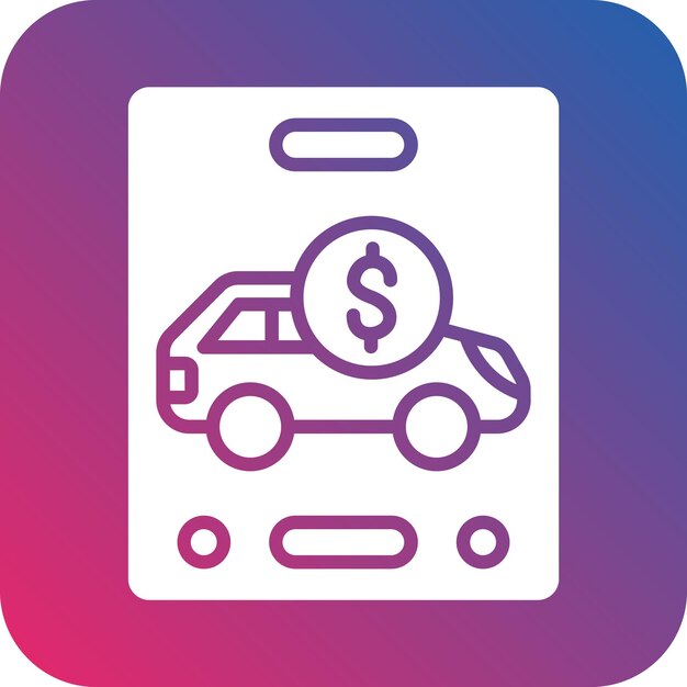 Estilo del icono de la aplicación de finanzas