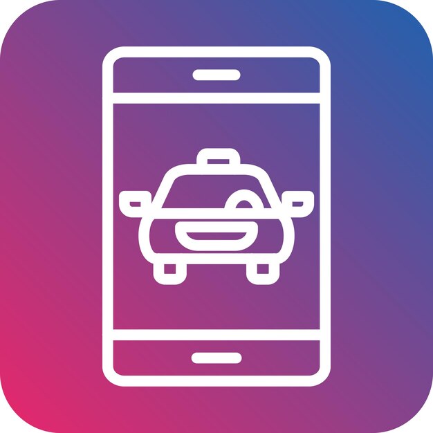 Estilo de icono de la aplicación móvil de diseño vectorial