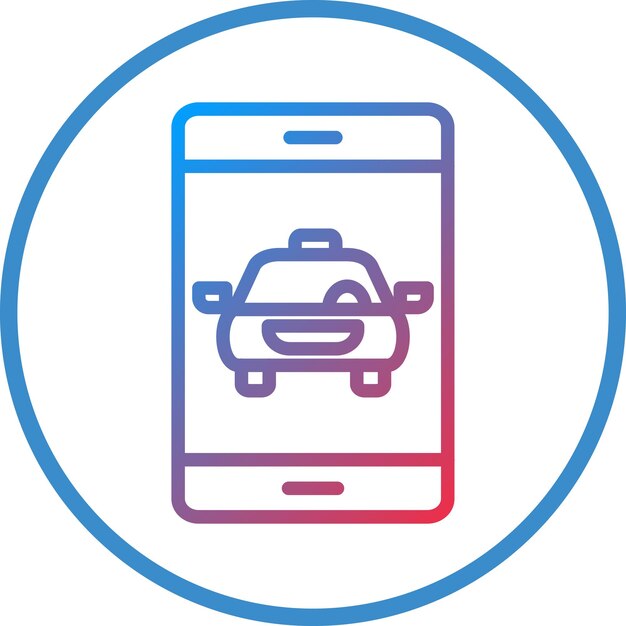 Estilo de icono de la aplicación móvil de diseño vectorial