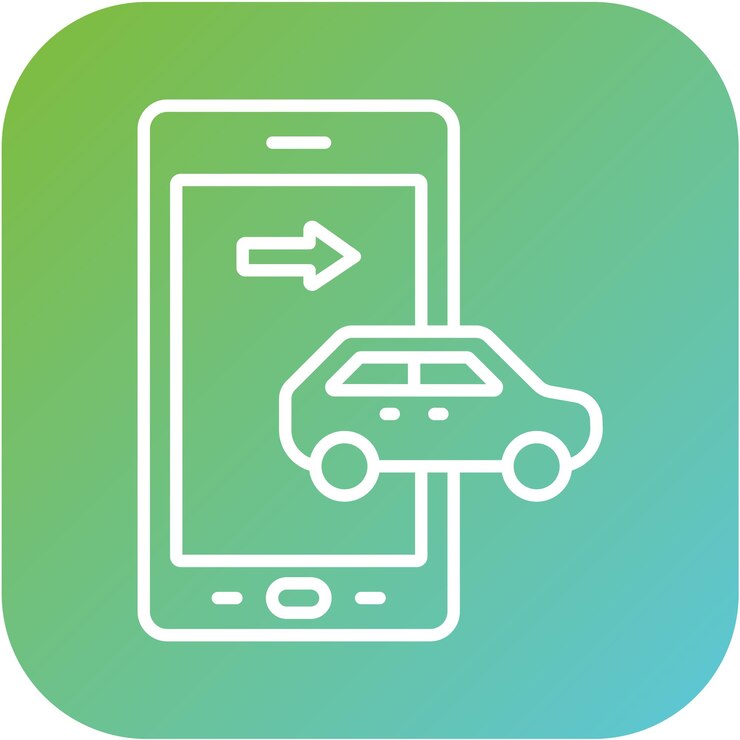 Vector estilo de icono de la aplicación móvil de diseño vectorial