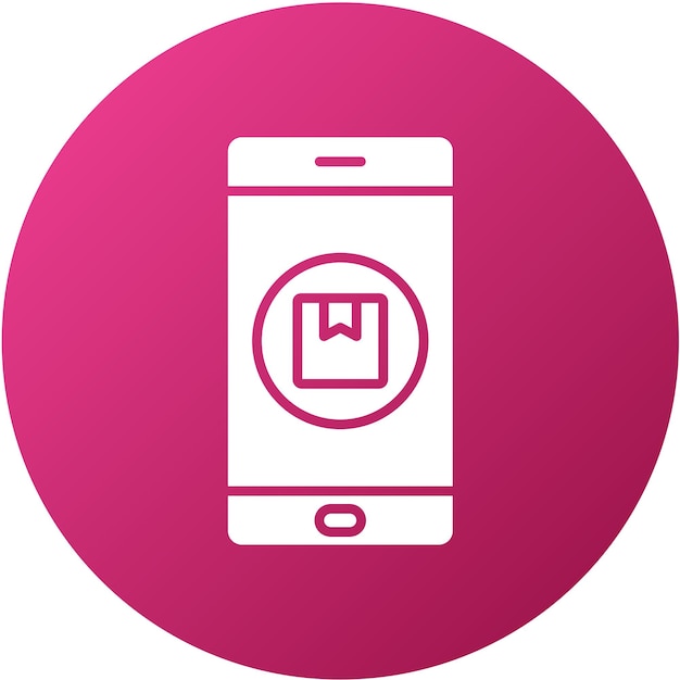 Estilo del icono de la aplicación móvil de diseño vectorial