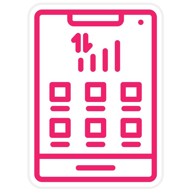 Estilo de icono de la aplicación del servicio de diseño vectorial