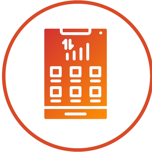 Estilo de icono de la aplicación del servicio de diseño vectorial
