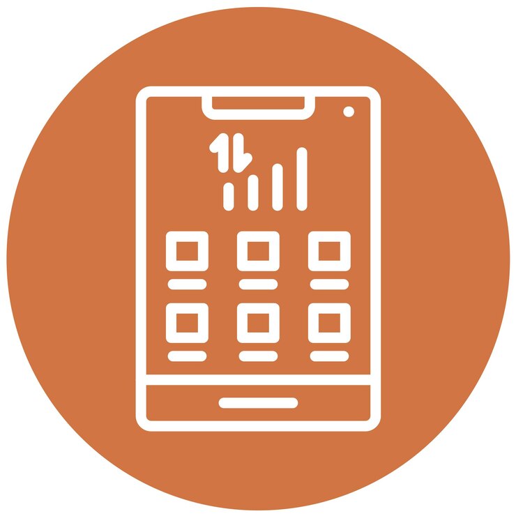 Vector estilo de icono de la aplicación del servicio de diseño vectorial