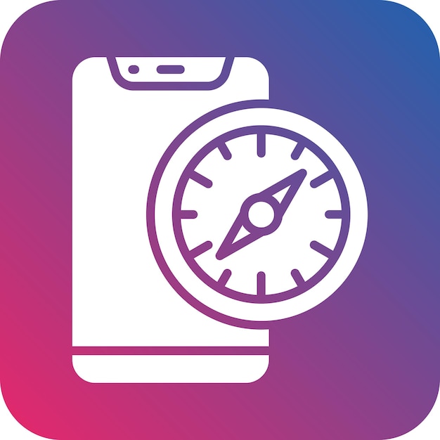 Estilo del icono de la aplicación Vector Design Compass