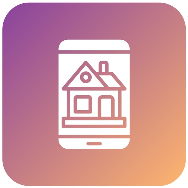 Estilo del icono de la aplicación Vector Design House