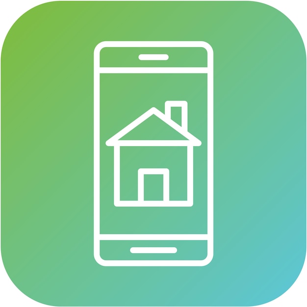 Estilo del icono de la aplicación Vector Design House
