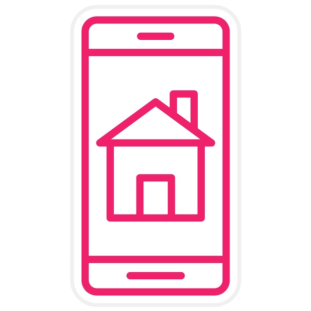 Estilo del icono de la aplicación Vector Design House