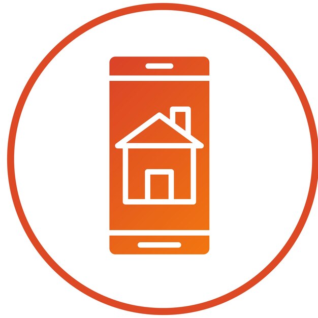 Estilo del icono de la aplicación Vector Design House