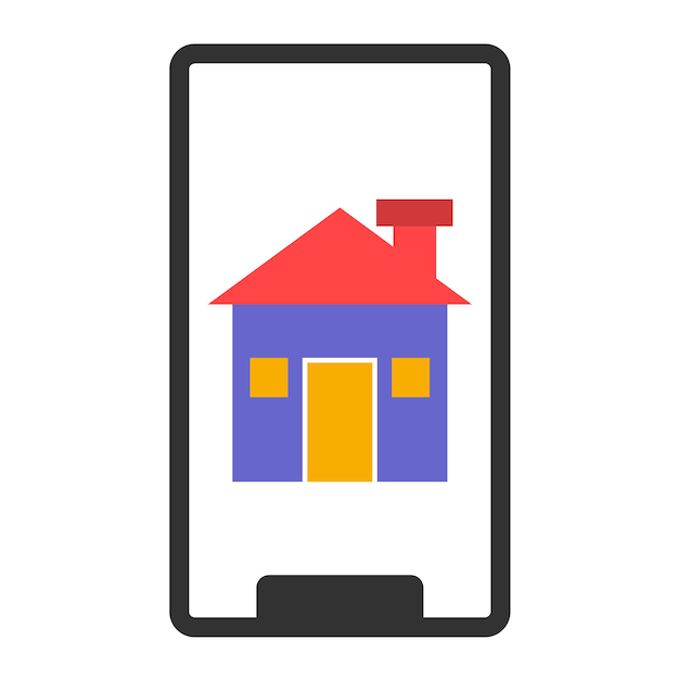 Estilo del icono de la aplicación Vector Design House