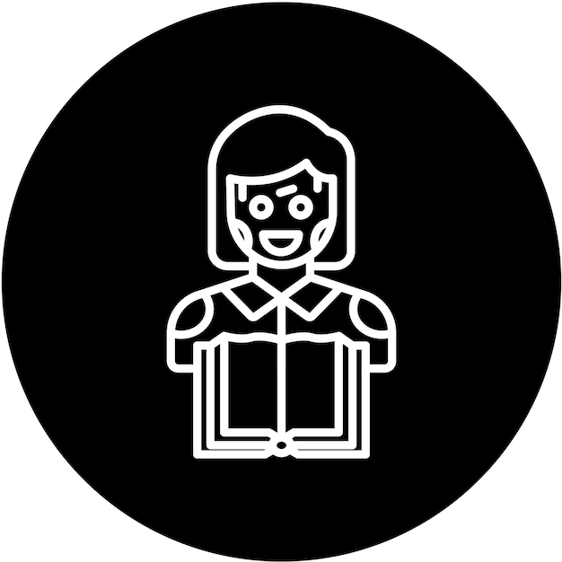 Estilo de icono de aprendizaje automático de diseño vectorial