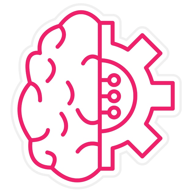 Estilo de icono de aprendizaje automático