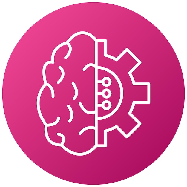 Estilo de icono de aprendizaje automático