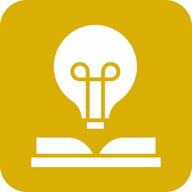 Estilo del icono de aprendizaje de diseño vectorial
