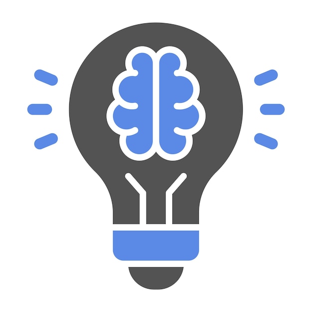 Estilo de icono de aprendizaje profundo de diseño vectorial