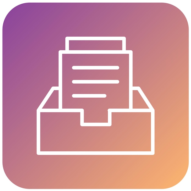 Estilo del icono del archivo de diseño vectorial