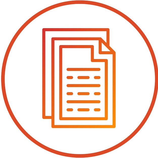 Estilo del ícono del archivo de diseño vectorial
