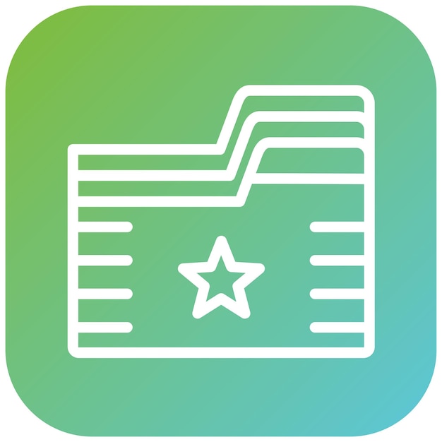 Estilo del icono del archivo de diseño vectorial