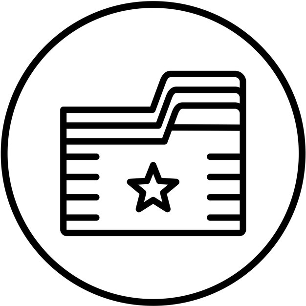 Estilo del icono del archivo de diseño vectorial