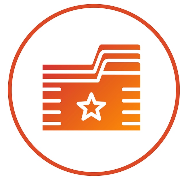 Estilo del icono del archivo de diseño vectorial