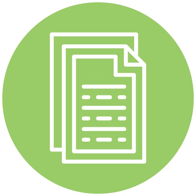 Estilo del ícono del archivo de diseño vectorial